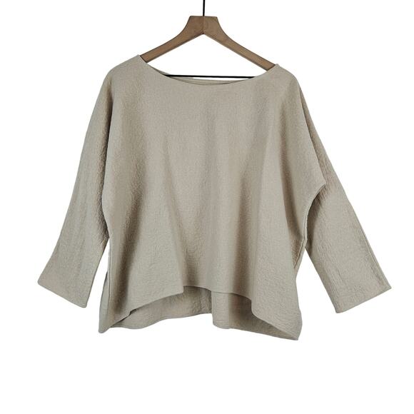 Rachel Craven Cotton Wool boxy cozy lagenlook sweater,...